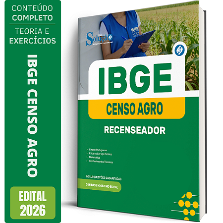 Apostila IBGE Temporário 2026 - Recenseador