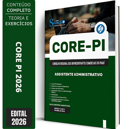 Apostila CORE PI 2026 - Assistente Administrativo
