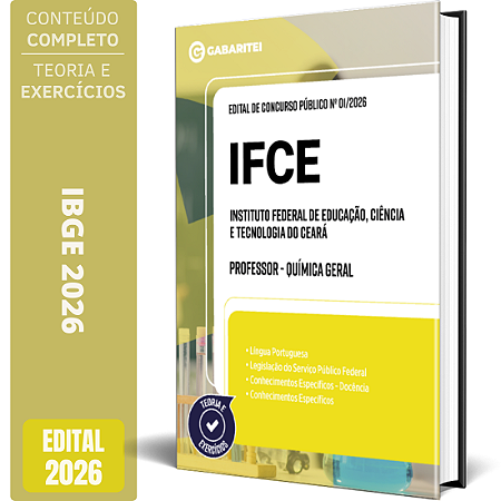 Apostila IFCE 2026 Professor - Química Geral