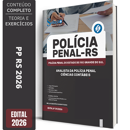 Apostila PP RS 2026 - Analista da Polícia Penal - Ciências Contábeis