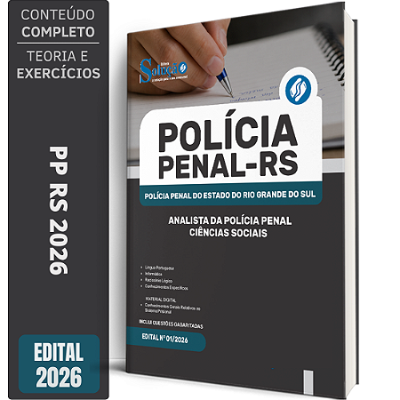Apostila PP RS 2026 - Analista de Polícia Penal - Ciências Sociais