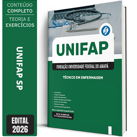 Apostila UNIFAP 2026 - Técnico em Enfermagem