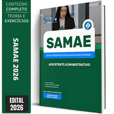 Apostila SAMAE de Urussanga SC 2026 - Assistente Administrativo