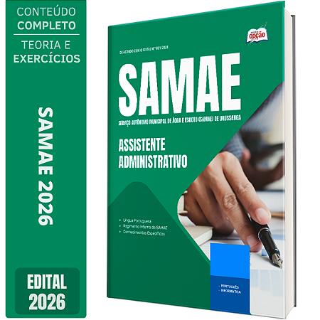 Apostila SAMAE de Urussanga SC 2026 - Assistente Administrativo
