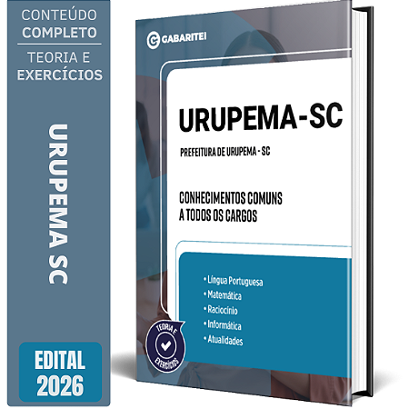 Apostila Prefeitura de Urupema SC - Conhecimentos Comuns a todos os Cargos