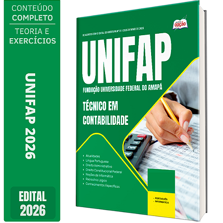Apostila UNIFAP 2026 - Técnico em Contabilidade