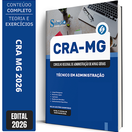 Apostila CRA MG 2026 - Técnico em Administração