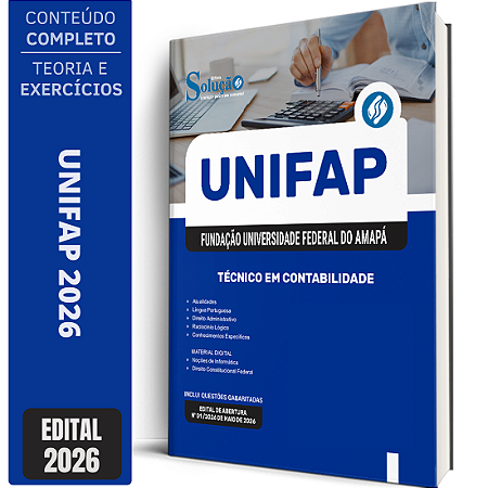 Apostila UNIFAP 2026 - Técnico em Contabilidade