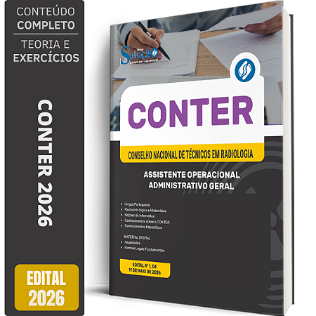 Apostila CONTER 2026 - Assistente Operacional/Administrativo Geral