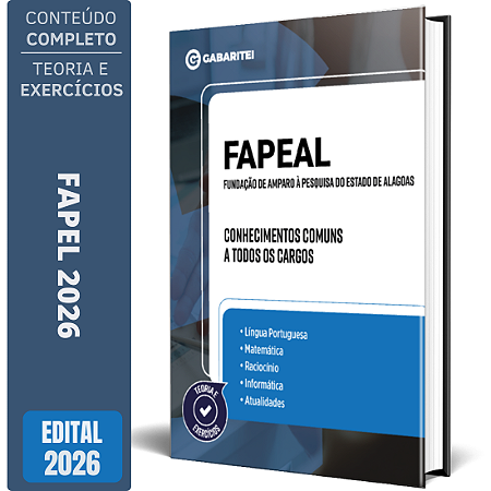 Apostila FAPEAL 2026 - Conhecimentos Comuns a todos os Cargos