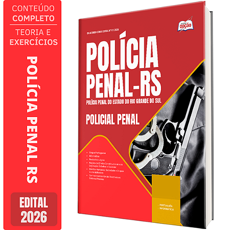 Apostila Polícia Penal RS 2026 - Policial Penal