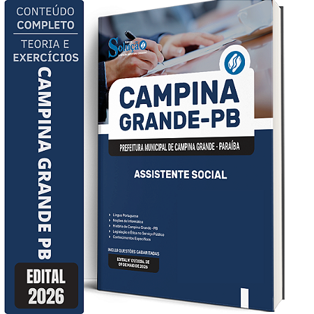 Apostila Prefeitura de Campina Grande PB 2026 - Assistente Social