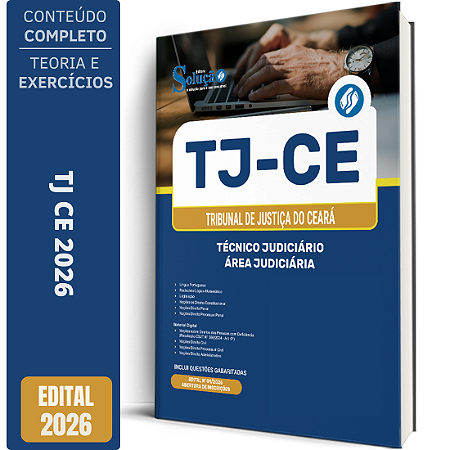 Apostila TJ CE 2026 Técnico Judiciário – Área Judiciária