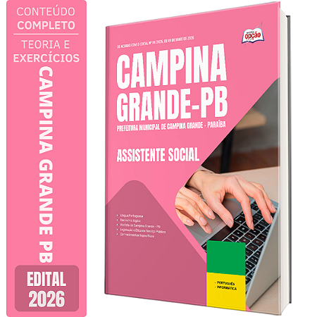 Apostila Prefeitura de Campina Grande PB 2026 - Assistente Social