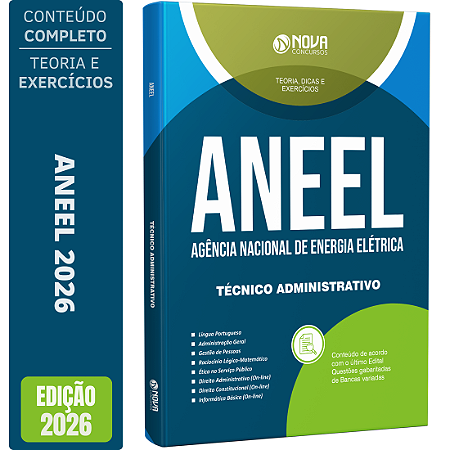 Apostila ANEEL 2026 - Técnico Administrativo