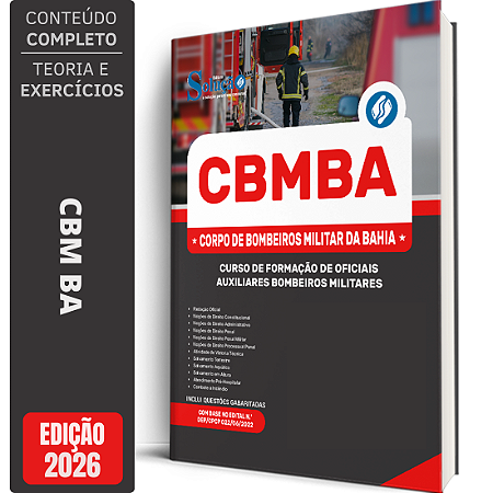Apostila CBM BA 2026 Curso de Formação de Oficiais Auxiliares Bombeiros Militares