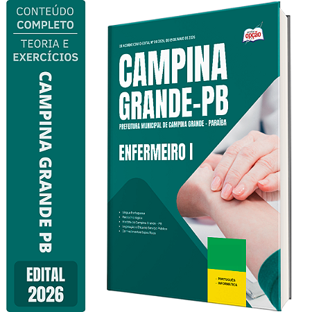 Apostila Prefeitura de Campina Grande PB 2026 - Enfermeiro 1
