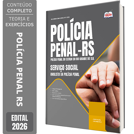 Apostila PP RS 2026 Analista de Polícia Penal RS - Serviço Social