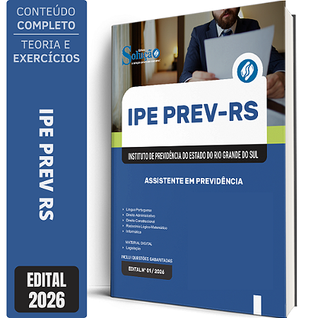 Apostila IPE Prev RS 2026 - Assistente em Previdência