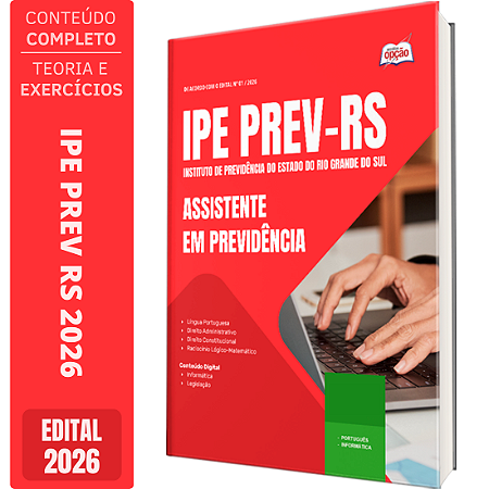 Apostila IPE Prev RS 2026 - Assistente em Previdência
