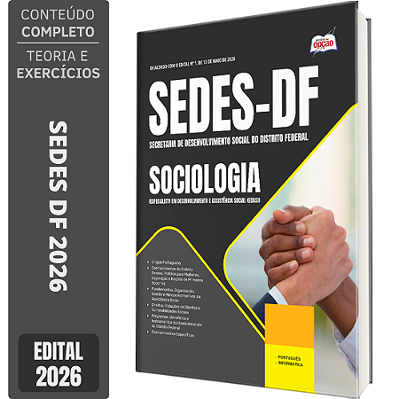 Apostila SEDES DF 2026 Especialista - SOCIOLOGIA