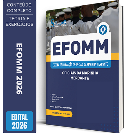Apostila EFOMM 2026 - Oficiais da Marinha Mercante
