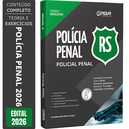 Apostila Polícia Penal RS 2026 - Policial Penal