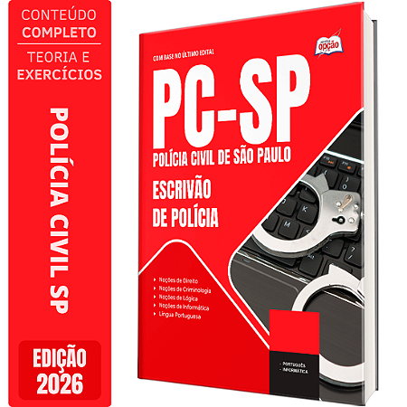 Apostila PC SP 2026 - Escrivão de Polícia
