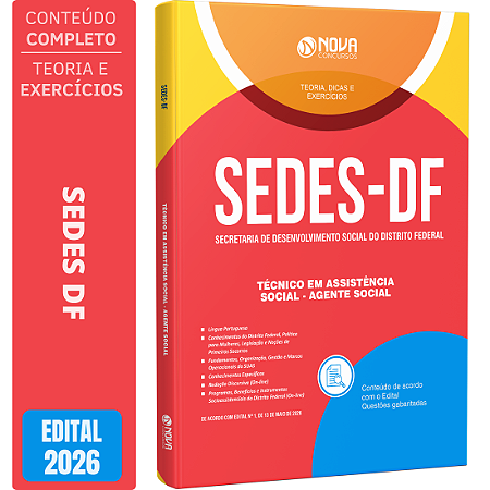 Apostila SEDES DF 2026 - Agente Social