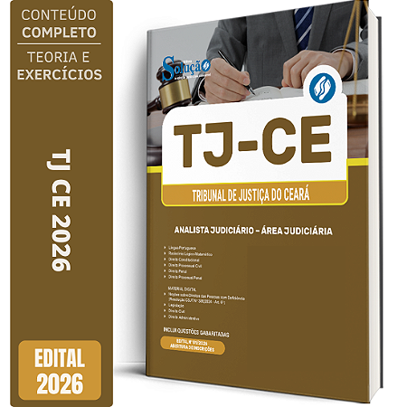 Apostila TJ CE 2026 Analista Judiciário – Área Judiciária