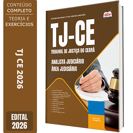 Apostila TJ CE 2026 Analista Judiciário – Área Judiciária