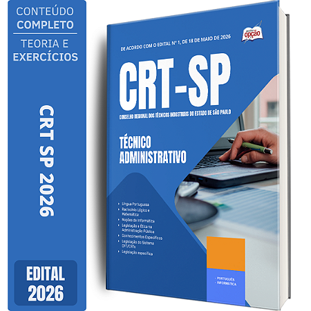 Apostila CRT SP 2026 - Técnico Administrativo