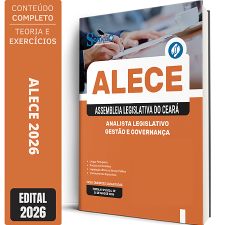 Apostila ALECE 2026 Analista Legislativo - Gestão e Governança