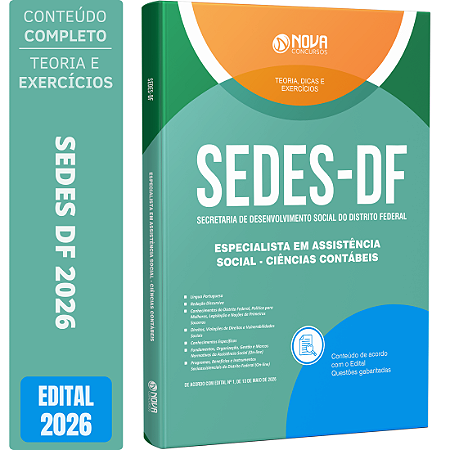 Apostila SEDES DF 2026 - Ciências Contábeis