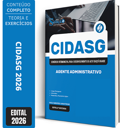 Apostila CIDASG 2026 - Agente Administrativo