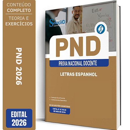 Apostila PND 2026 - Letras Espanhol