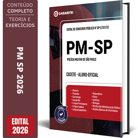 Apostila PM SP Cadete - Aluno Oficial