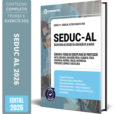 Apostila SEDUC AL - Comum a todas as disciplinas de Professor