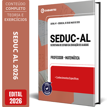 Apostila SEDUC AL 2026 Professor - Matemática