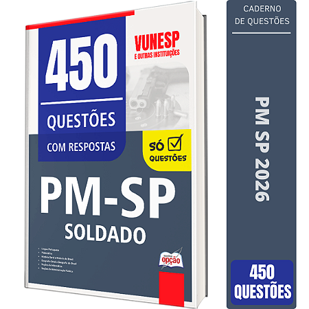 Caderno de 450 Questões PM SP Soldado
