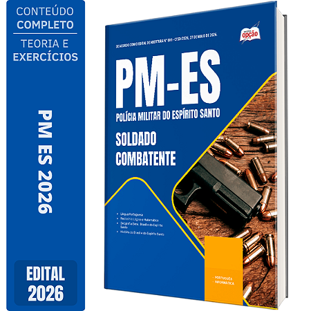 Apostila PM ES 2026 - Soldado Combatente