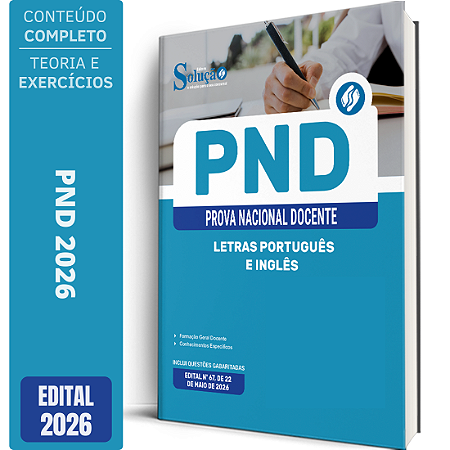 Apostila PND 2026 - Letras Português e Inglês