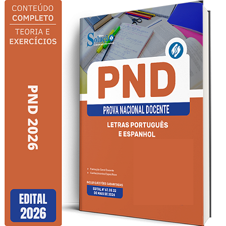 Apostila PND 2026 - Letras Português e Espanhol
