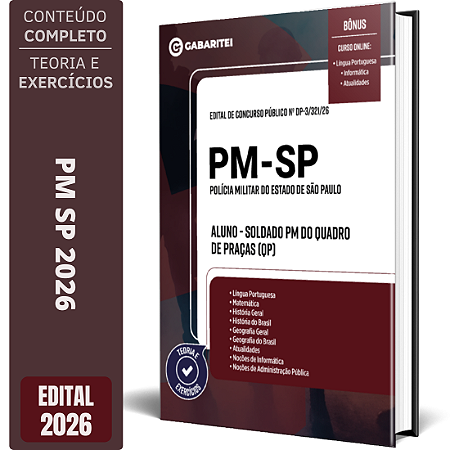 Apostila PM SP Aluno - Soldado PM do Quadro de Praças (QP)