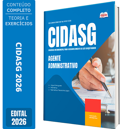 Apostila CIDASG 2026 - Agente Administrativo