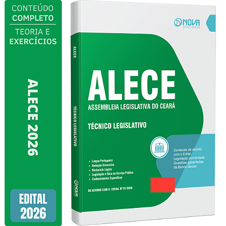 Apostila ALECE 2026 - Técnico Legislativo