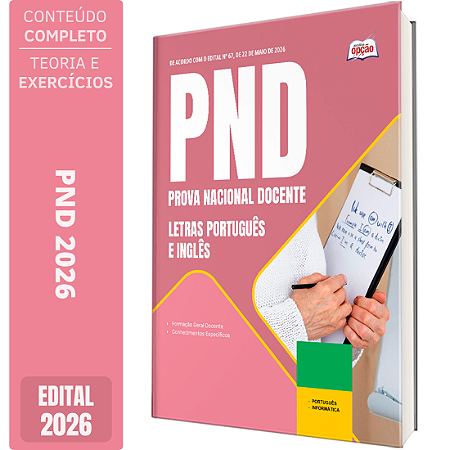 Apostila PND 2026 - Letras Português e Inglês