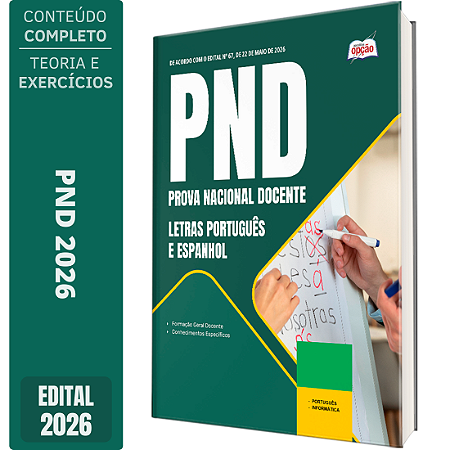 Apostila PND 2026 - Letras Português e Espanhol
