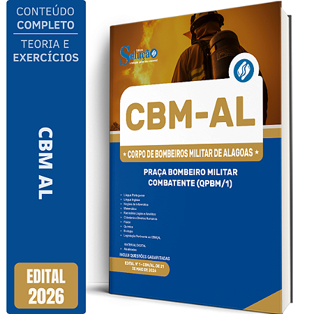 Apostila CBM AL 2026 - Praça Bombeiro Militar Combatente