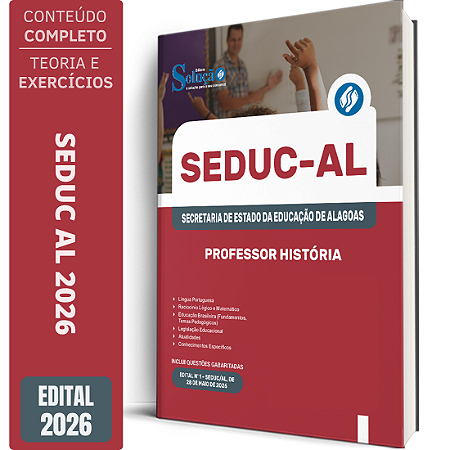 Apostila SEDUC AL 2026 - Professor História